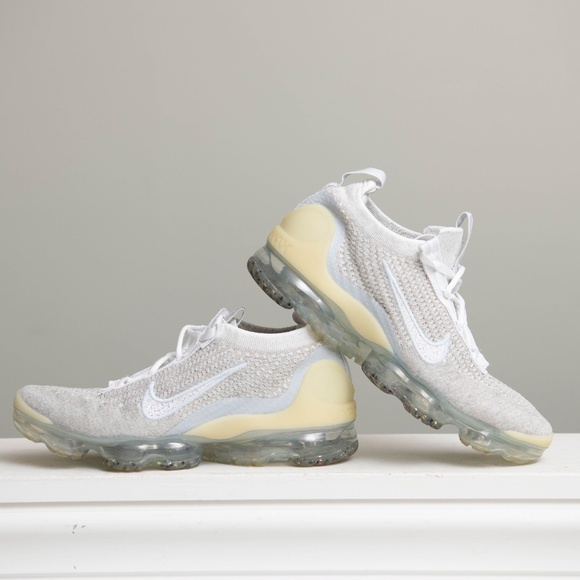 Nike Shoes - Nike Air VaporMax Fly White Womens‎ size 7.5 Athletic Running Shoes Sportswear